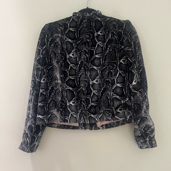 Rebecca Taylor woman’s velvet snake print jacket - Picture 11 of 15